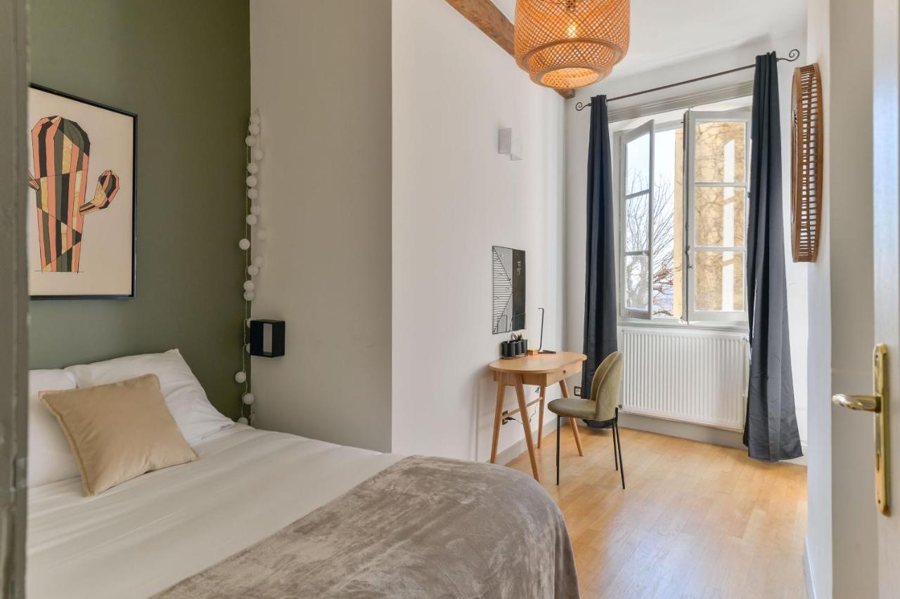 Apartamento Beau Duplex Avec Jardin Et Vue Lyon Exterior foto
