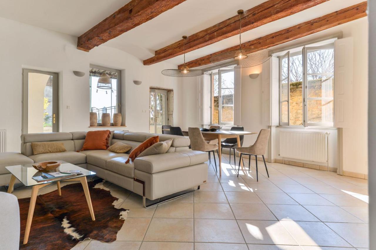 Apartamento Beau Duplex Avec Jardin Et Vue Lyon Exterior foto