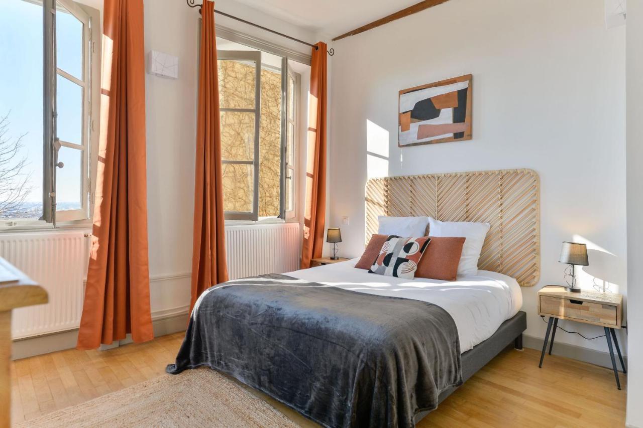 Apartamento Beau Duplex Avec Jardin Et Vue Lyon Exterior foto